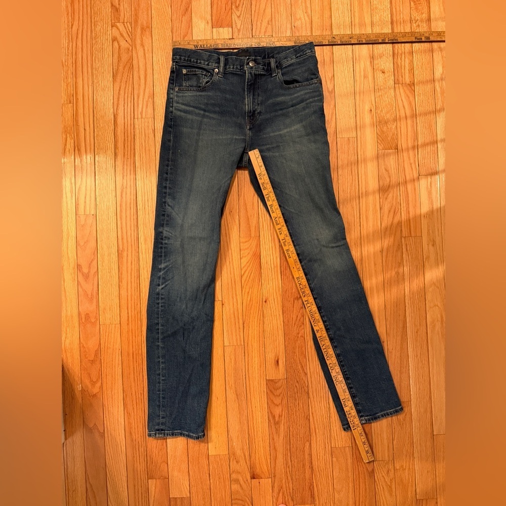 Uniqlo Men's Dark Blue Stright Leg Jeans